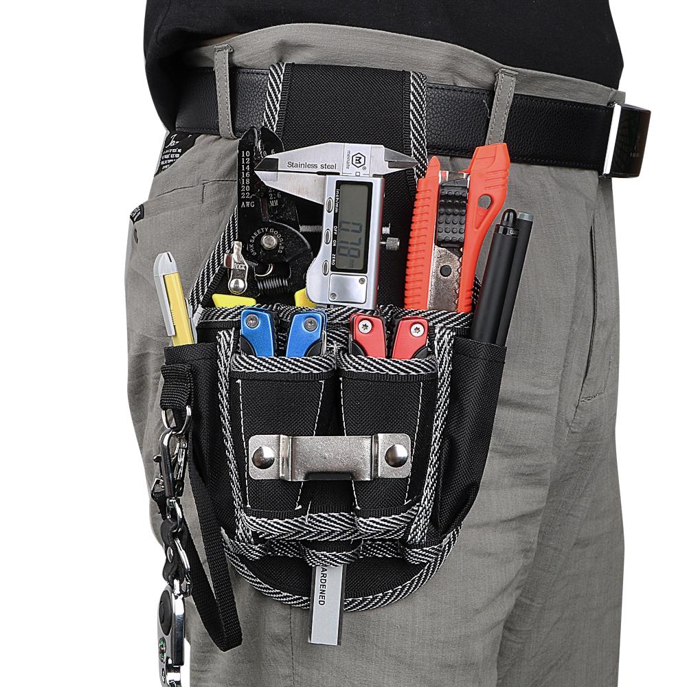 Drill Hammer Storage Drill Screwdriver Utility Kit Holder Multifunction Waist Pocket Tool Belt Pouch Bag Carpenter Tool Bag