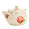 Cremegelb Pfirsich Fulu Keramik Teekanne