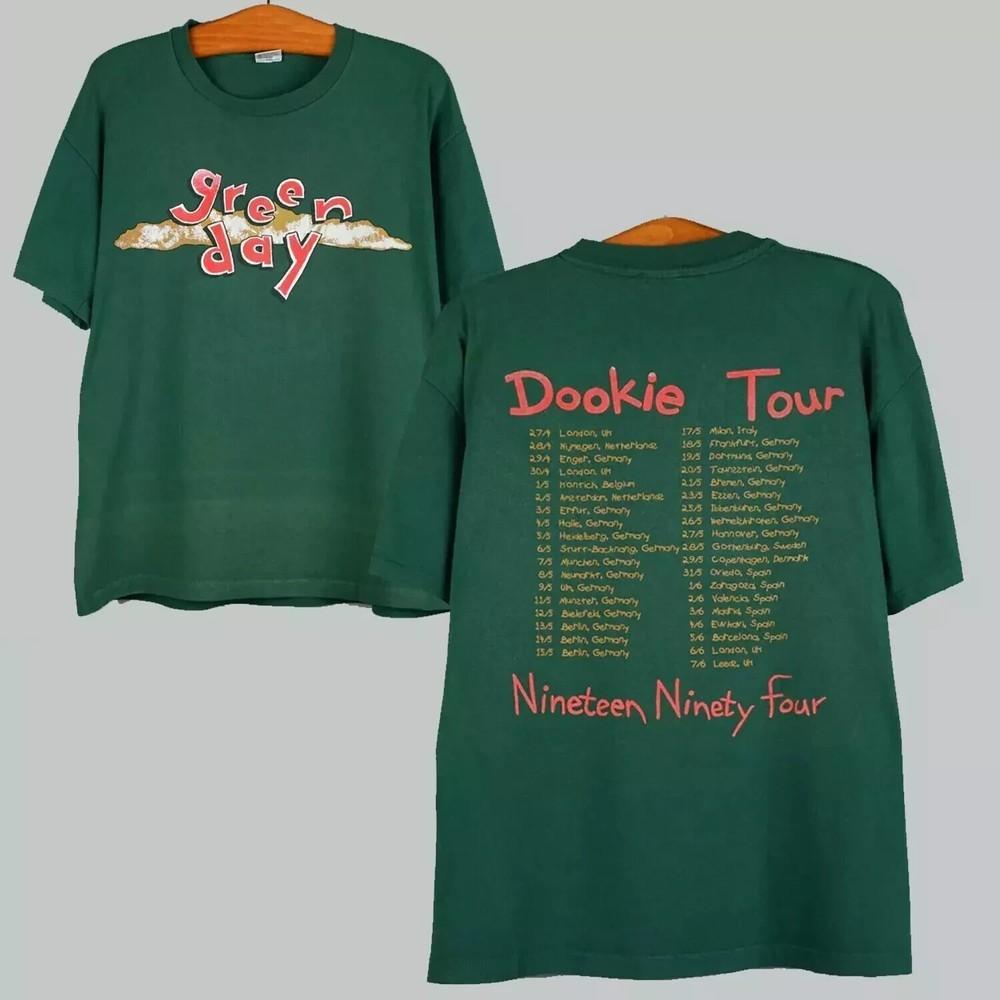 Vintage 1994 Green Day t-shirt Dookie Tour All Size Unisex Unisex T-Shirt XXL