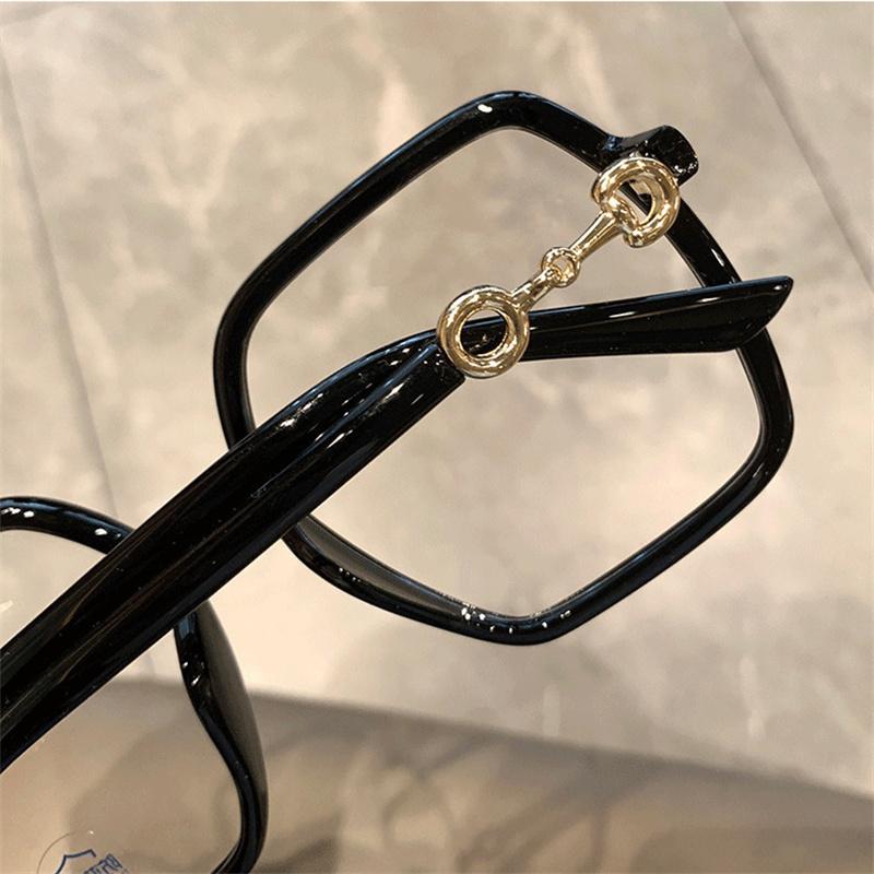 Fashion Anti-Blue Light-blocking Eyewear Glasses Computer Vintage Square Eyeglasses Women Clear Lens Eye Glasses