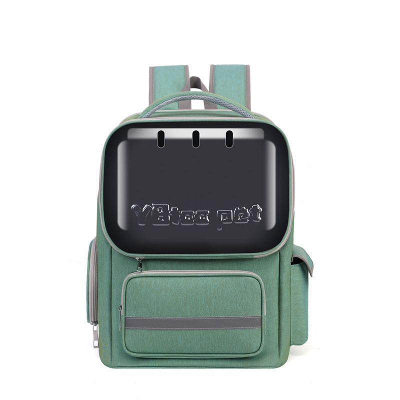 

Vintage Foldable Pet Carrier: Breathable, Stress-Reducing, Large Capacity, Outdoor-Friendly Space Capsule Backpack