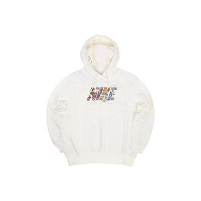 Nike Letter Print Pullover Hoodie Loose Fit Sports Casual Sweatshirt for Women