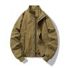 Unisex Lightweight Casual Bomber Jacket Outerwear Men Women Loose Fit Streetwear Style