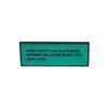 Classic English Quote Brooch: Elegant Geometric Enamel Alloy
