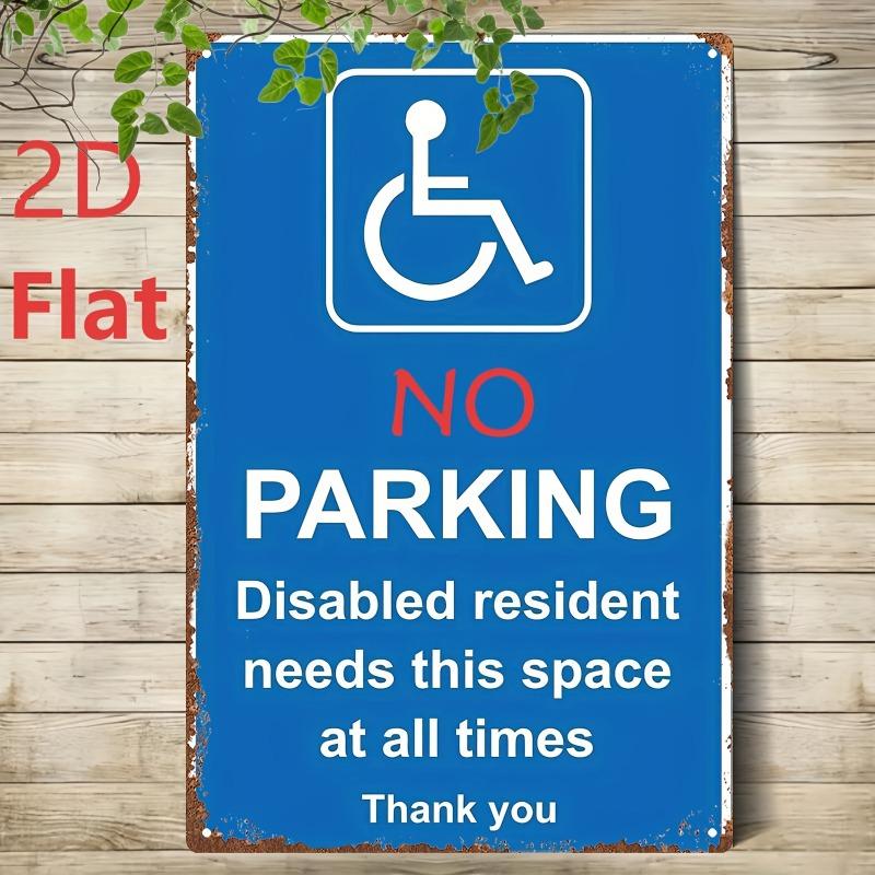 Decorative Metal Wall Sign 20x30cm