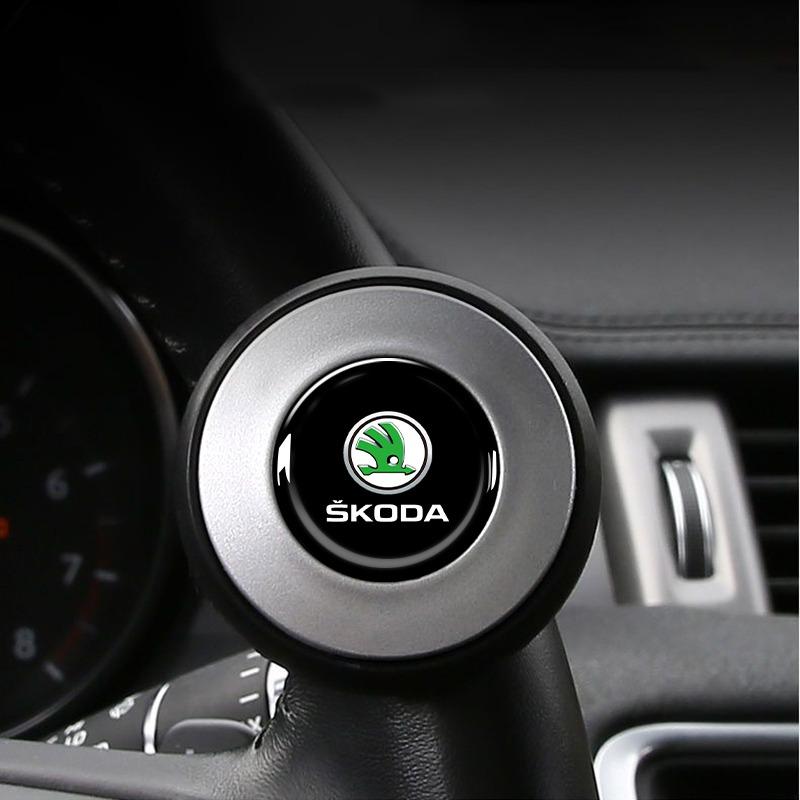 Universal Car Steering Wheel Booster Ball Labor Saving Turning Car Styling for Skoda SCALA Superb Octavia 2 3 A4 A5 Fabia Kamiq Kapoq Kodiaq Rapid