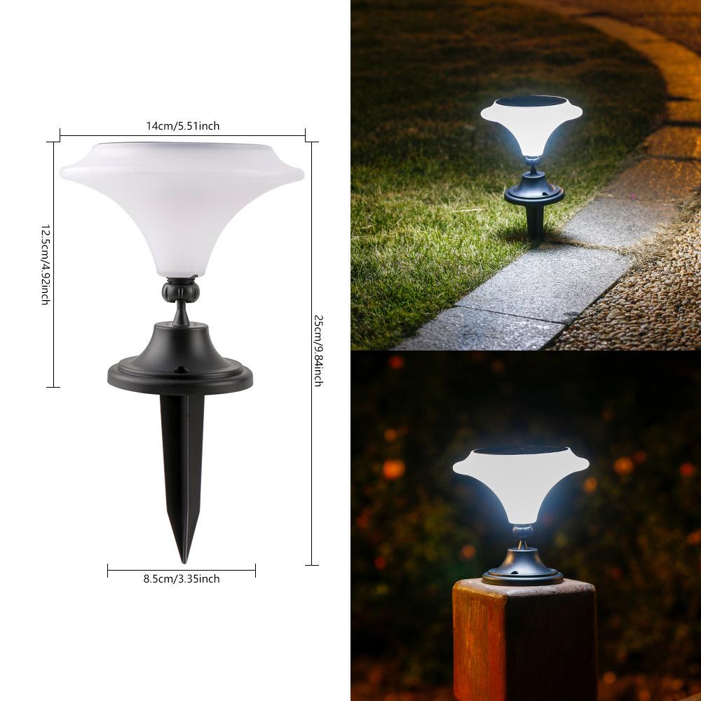 Solar Outdoor Courtyard Lawn Lights: Rainproof Decorative Garden Lamp Solar Lawn Light