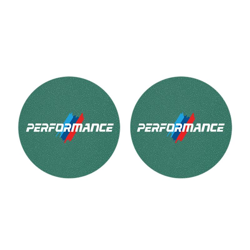 2Pcs Car Coaster Water Cup Mat Non-Slip Pad For BMW Performance E93 G30 E92 E53 F40 F10 F20 F30 X6 E34 E61 E60 E39 E28 X3 X1 X4 DNPQY1