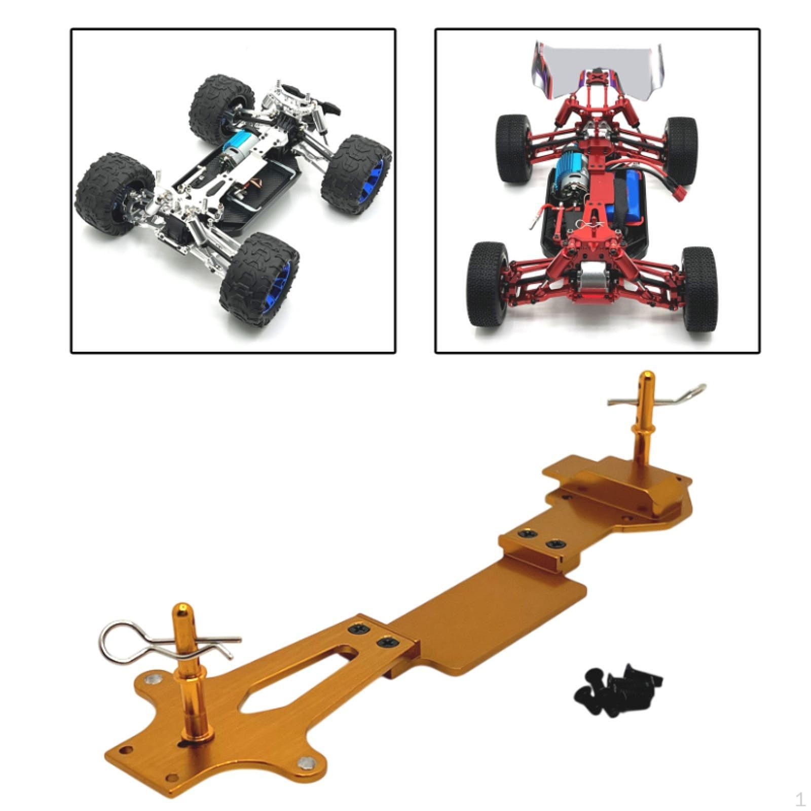 

RC Second Floor Board Модель автомобіля Аксесуар Запасна частина Алюмінієві запасні частини для 144016 144018 Gold