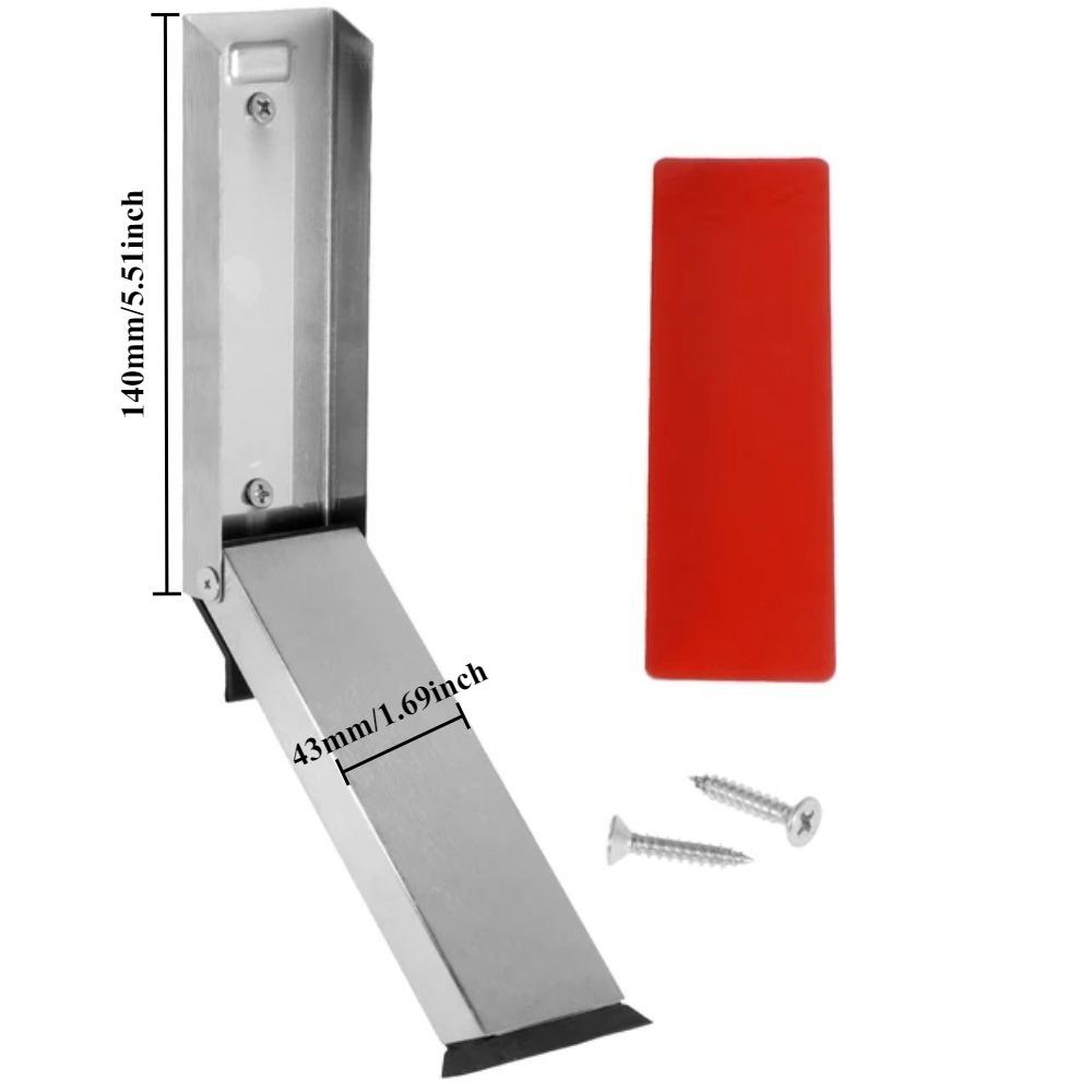 Stainless Steel Door Stopper Metal Gate Blocker Windproof Gate Blocker New Anti-collision Door Gap Blocker Sturdy