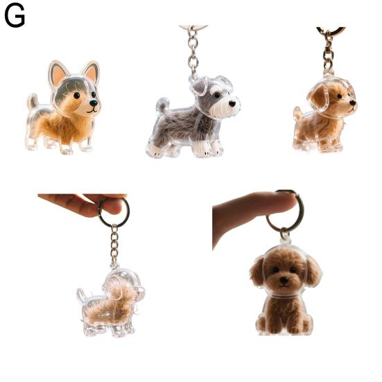 2/5Pcs Pet Hair Storage Box Keychain Portable Pet Memory Holder Secret Fur Collection Box Pet Hair Souvenir Box Keyring