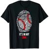 Funny Baseball Its In My DNA Fingerprint Unisex TShirt Short Sleeve Casual Cotton Boys TShirts