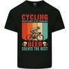 Cycling Funny Beer Cyclist Bicycle MTB Bike Unisexs Light Cotton TShirt