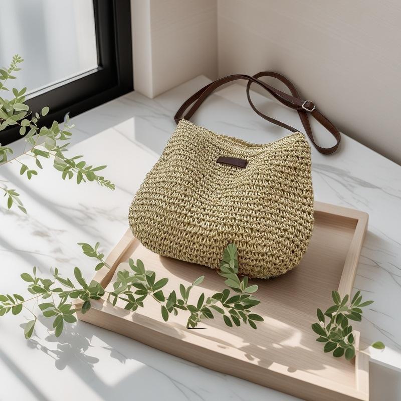 Crossbody Straw Bag New Handbag