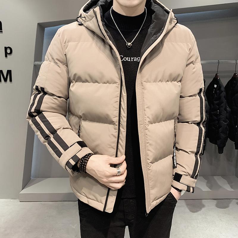 

2022 Новая осенне-зимняя мужская одежда с хлопковой подкладкой, повседневная одежда с хлопковой подкладкой, мужская пуховая куртка, хлопковая стеганая куртка, куртка с капюшоном, пальто с капюшоном L дубильная кора