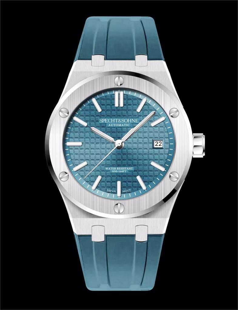 Specht&Sohne 2025 New Luxury Men's Watch Automatic Mechanical Wriswatch Rubber Strap Japan Miyota 8215 Movt Sports Watches 40MM