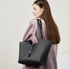 2024 Early Autumn Genuine Leather Wind Chime Tote: Women's Large-Capacity Shoulder Handbag