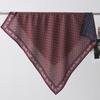 Autumn and Winter Velvet Purple Japanese Samurai 91 Large Square Scarf Women's Fashion Vacation Beach Silk Headscarf Shawl Thermal Scarf