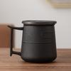 Boutique ceramic tea cup with lid filter household personal gift custom office tea separation drinking cup
