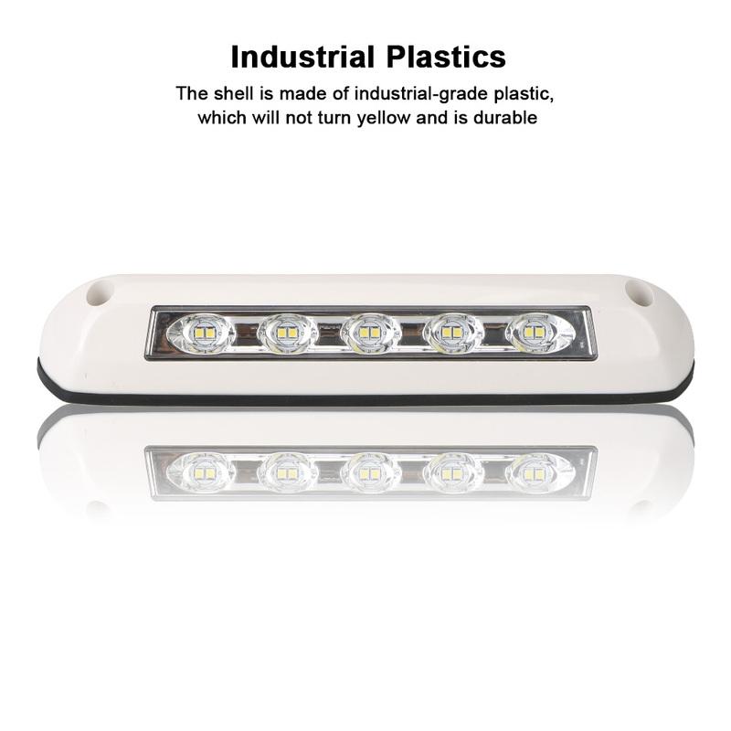 LED Awning Porch Light RV Van Trailer Exterior Lamp 12V/24V Caravan Interior Wall Lamps