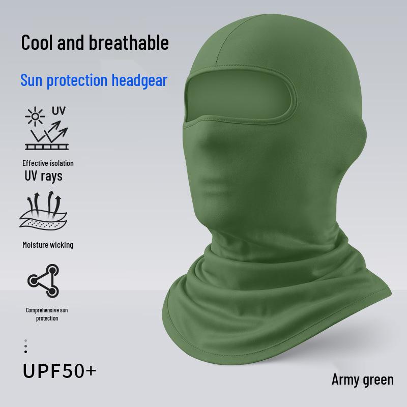 Grenzüberschreitender Gesichts- und Halsschutz-Pullover Eisseide Motorradmaske