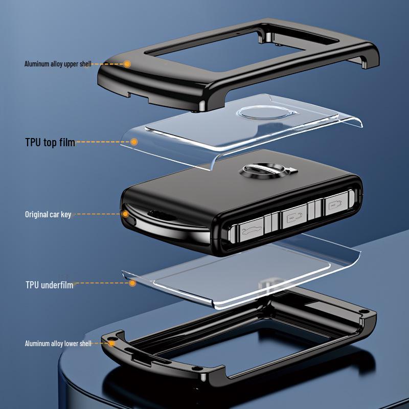 Men's Volvo Key Case: Compatible with XC60, S90, S60, XC90, V60, V90