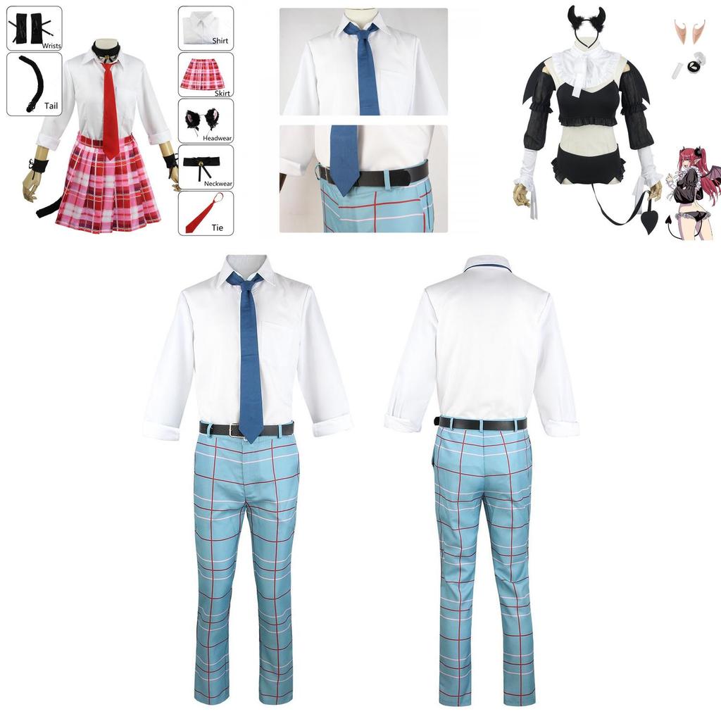High-quality My Dress-up Darling Cosplay Outfit Easy-to-match Wakana Gojo Shirt Pant With Tie Belt