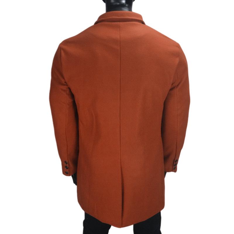 2024 European Plus Size Men's Woolen Outdoor Coat - Best Seller