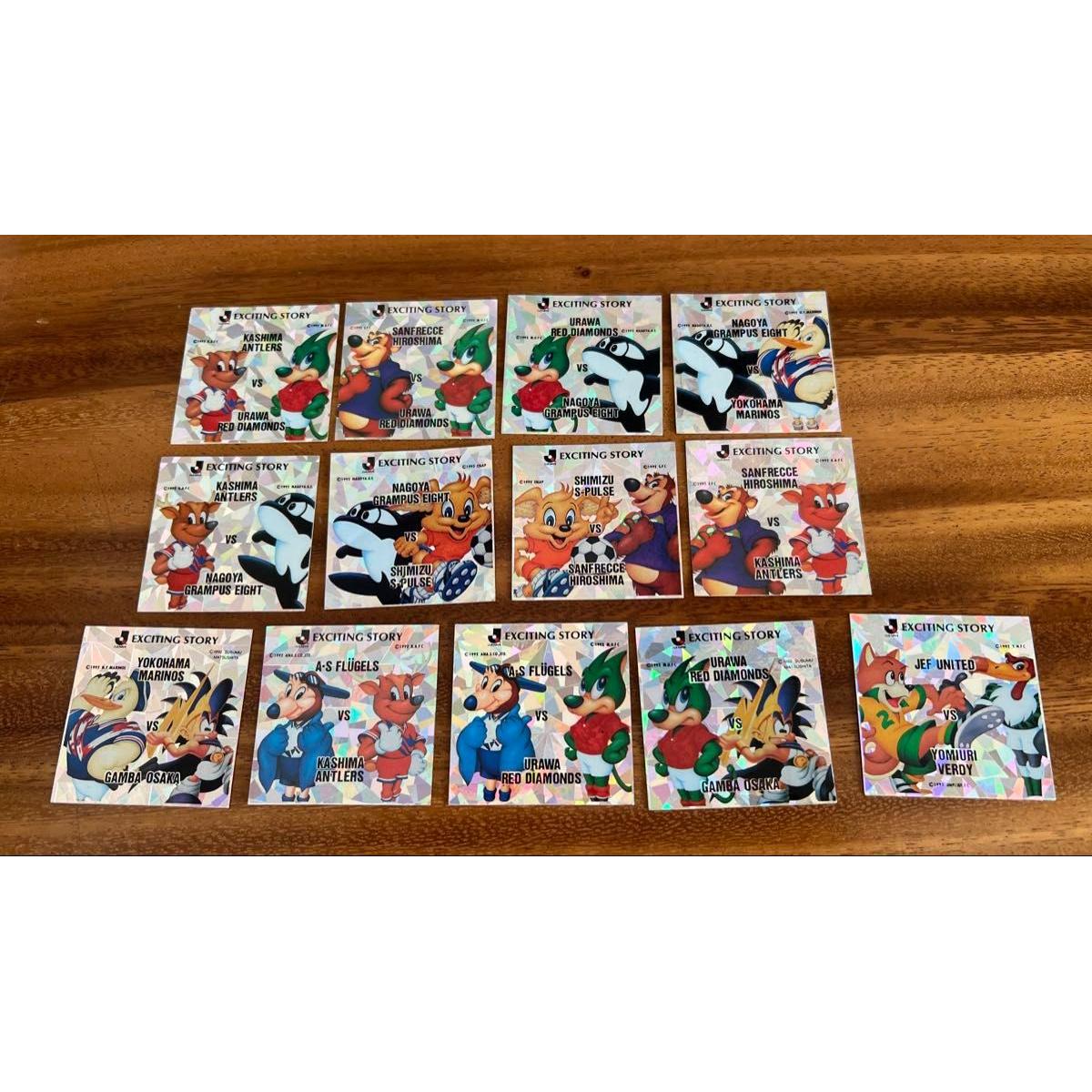 Used J League Ice Seal Eskimo 13 pieces bulk sale J League Exciting Story