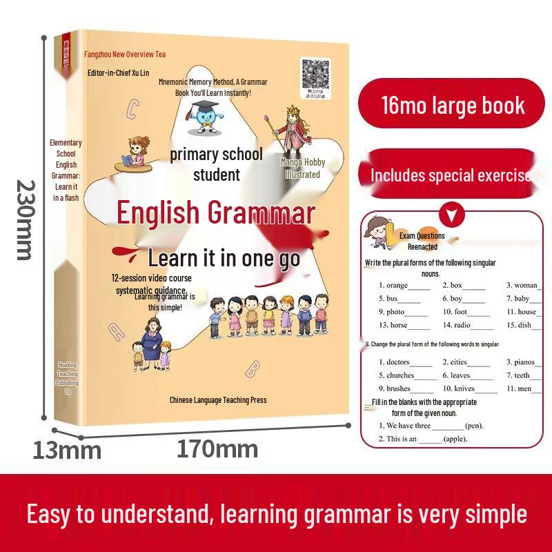 Elementary English Grammar: Learn with Comic Illustrations - Special Training