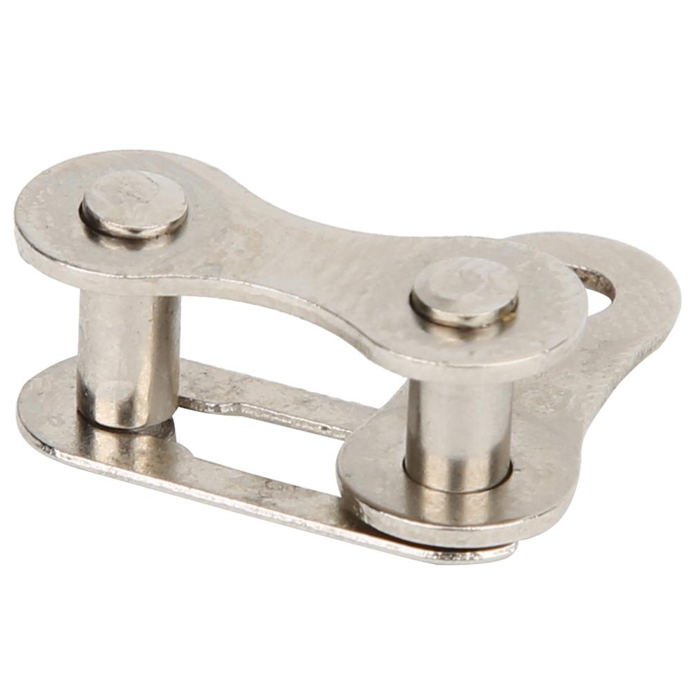 50PCS CNC Electroplating Silver 410 Harden Single Speed Bike Chain Quick Release Link Magic Buckle Chains Connector