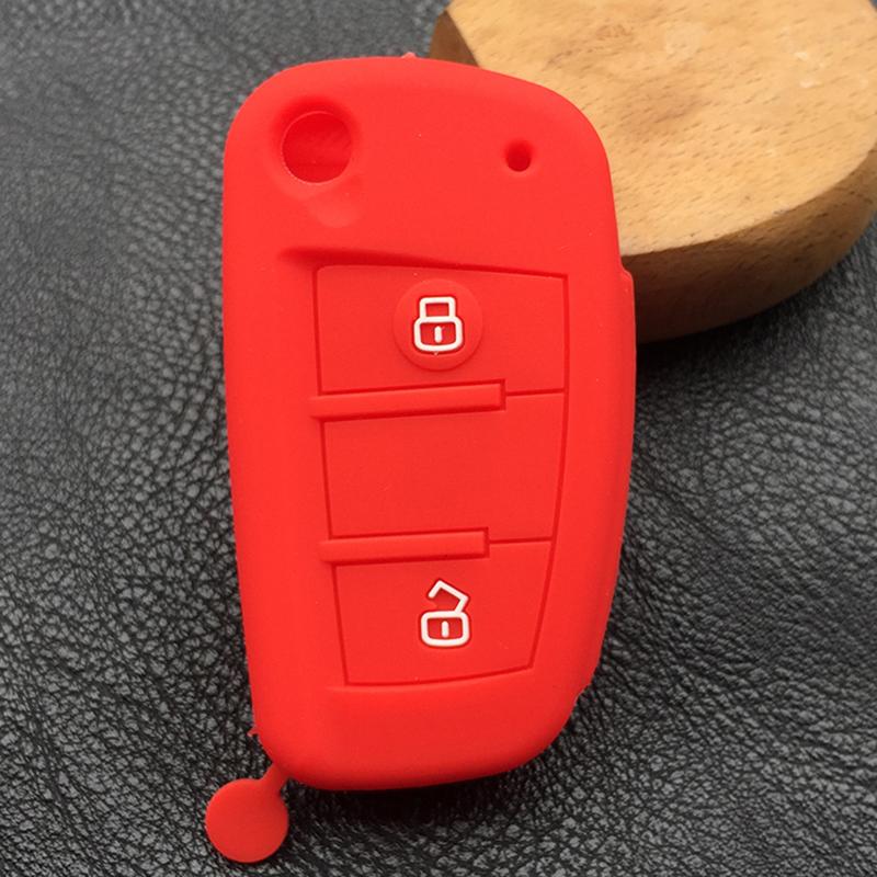 Silicone car key cover  case For JAC Refine M3 A13 A13RS V7 T6  2 button Folding Key