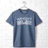 Weezer Kariertes Logo Herren T-Shirt Raditude Fliegendes W Rockband Merch Konzert