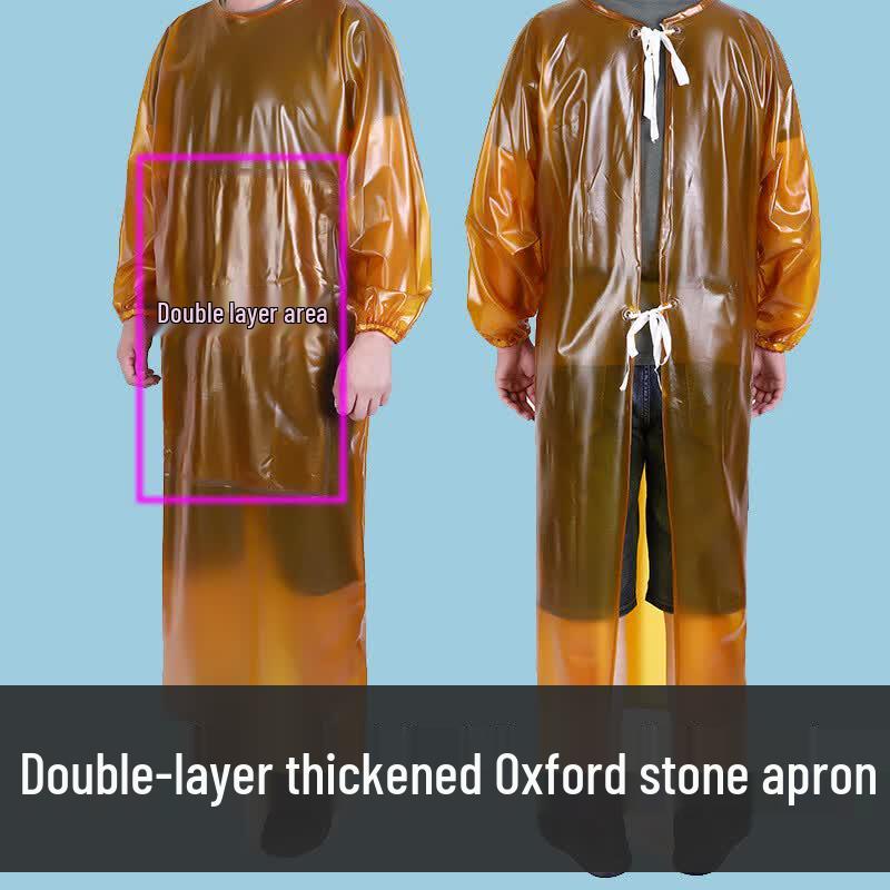 Double-Layer Oxford Long-Sleeve Waterproof Apron