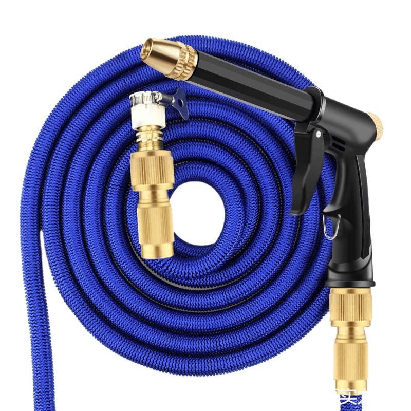 High-Pressure Retractable Spray Gun for Household Water Hose - Ideal for Car Wash and Garden Use