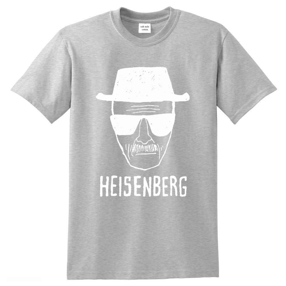 Cool Men Tshirt Breaking Bad Clothes Top Quality 100 Cotton Loose Heisenberg Printed T Shirt Casual Mens Tshirt
