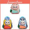 Baby Animal Pattern Childrens Nylon Backpack With Air Cushion Straps For School