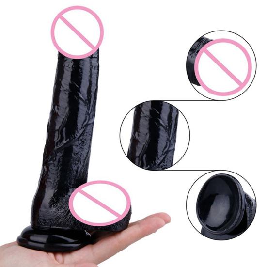 Realistic Penis Dildo Přísavka Ženská vaginální stimulační masturbační hračka