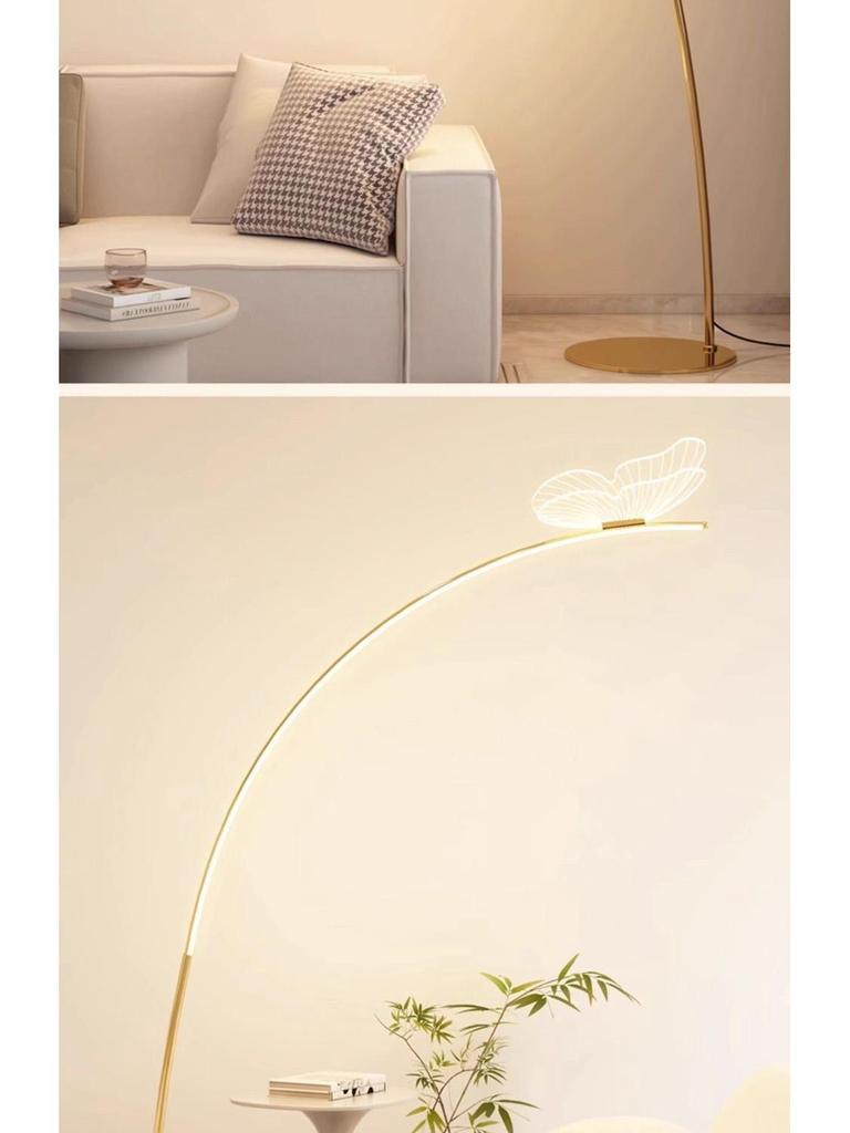 Butterfly Floor Lamp for Living Room: Eye-Care, Creative Design, Ideal for Study, Bedroom, or Lounge Atmosphere.