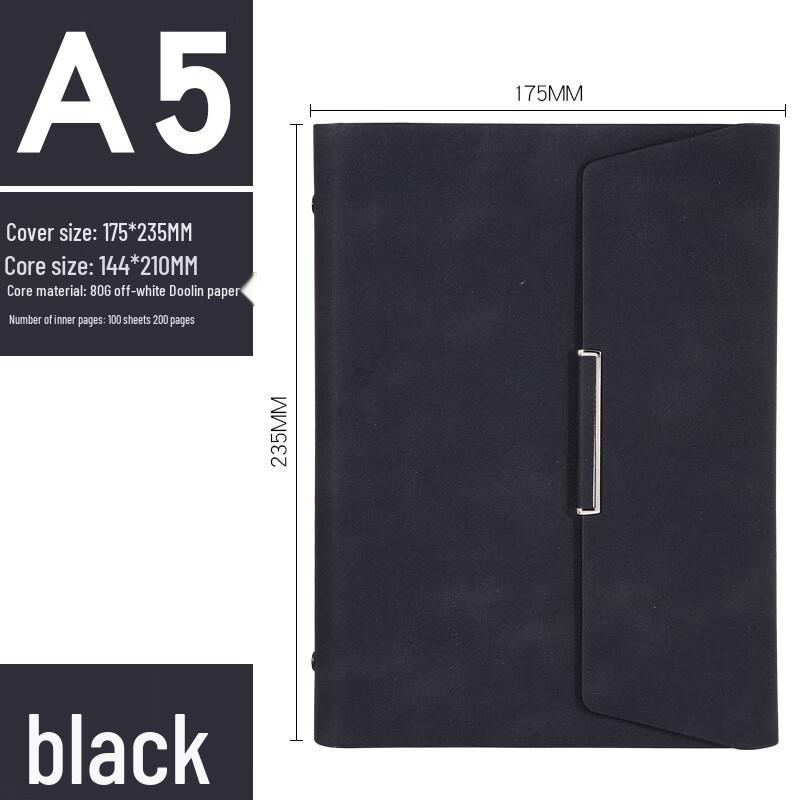 Youyida A5 PU Loose-leaf Business Notebook