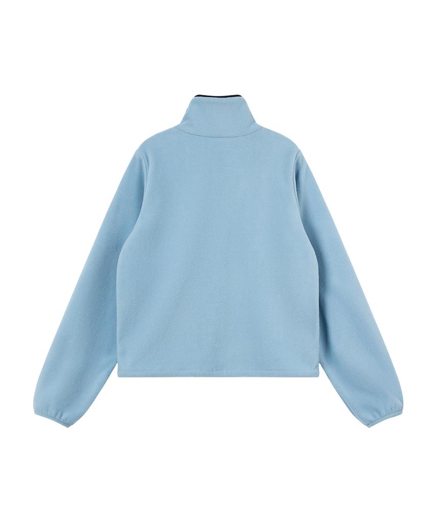 REST&RECREATION Fleece Half Zip-Up - Sky Blue