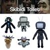 Skibidi Toilet Man Plüschtier Niedliches und Weiches Spielzeug für Kinder Tierdesign 28cm Höhe