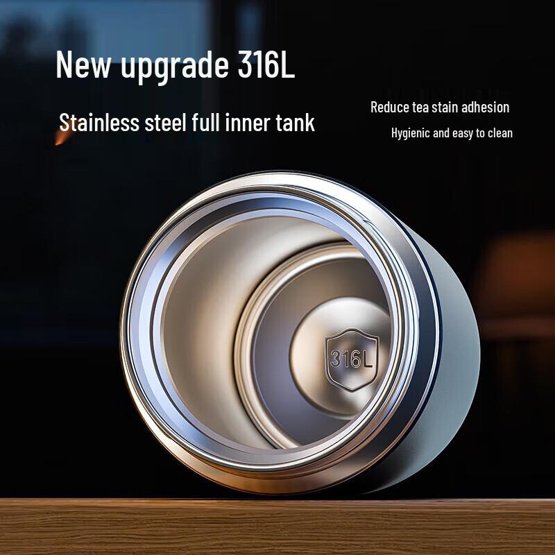 Fuguang 316L Stainless Steel Elegant Business Thermos Mug, 380ml