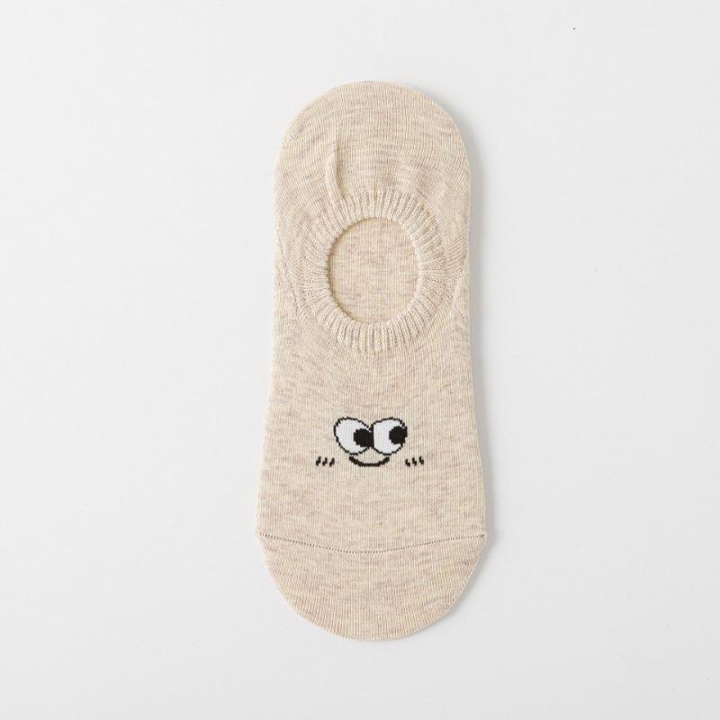 

Женские летние тонкие силиконовые нескользящие носки-невидимки с мелким вырезом 1 pair хаки