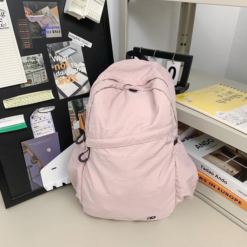 Легкий моющийся нейлоновый дорожный рюкзак - Большая вместимость, Повседневный, Портативный рюкзак для колледжа