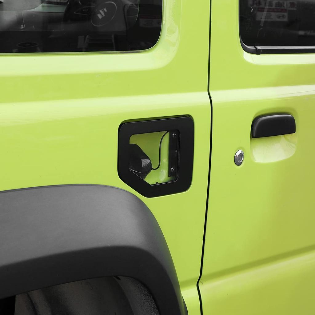 SQQP Suzuki Jimny Fuel Cap Fuel Lid Cover with Fuel Tank Custom Gas Cap Carbon Compatible with Suzuki Jimny JB64 JB83 Cover, Lock, Parts, Fiber, 2019+