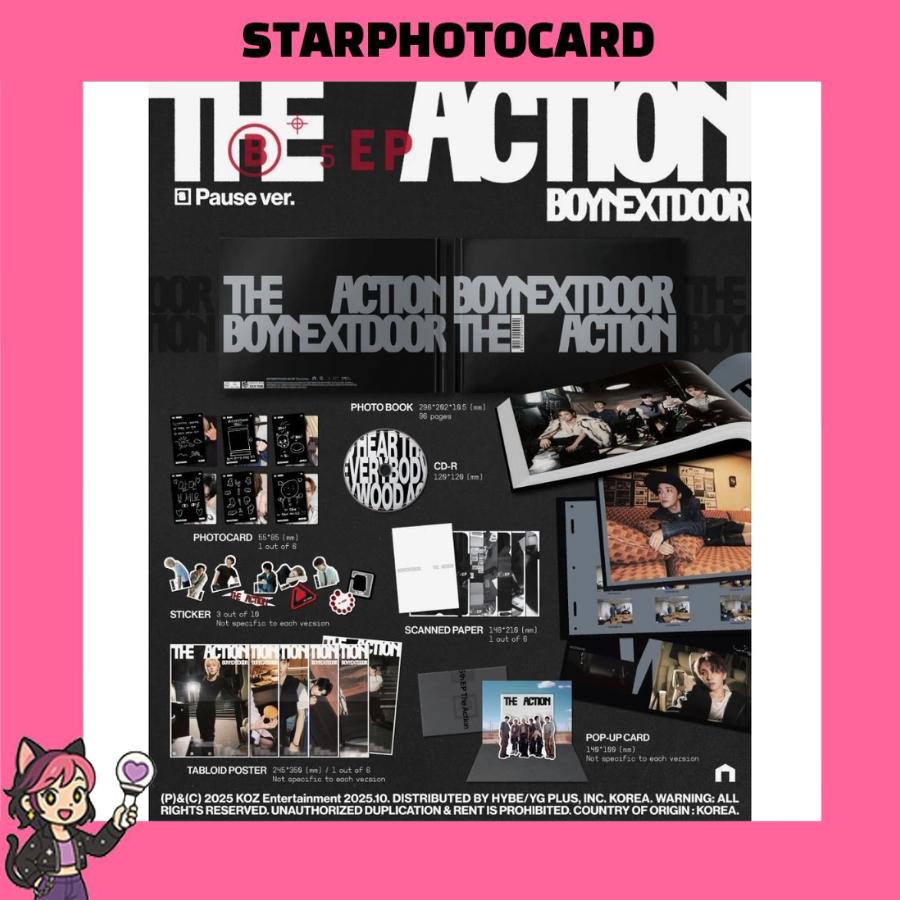 [LAGERWARE] BOYNEXTDOOR - 5. EP THE ACTION NORMAL Ver. ALBUM