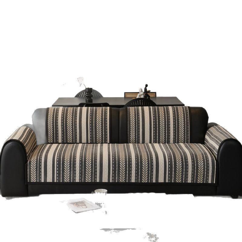 Thickened Chenille Leather Sofa Cushion Is Universal In All Seasons  New Fixed Non-Slip Seat Cushion Premium Feeling Cover Cloth Towel