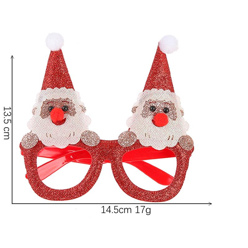Festive Headband Eyeglass Frames: Christmas, Halloween, Valentine's Day & Party Glasses with Santa Claus Design