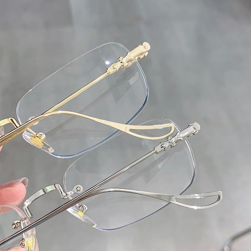 Anti Radiation Glasses for Women Men Rimless Computer Eyewear Anti Blue Light Frameless Eyeglasses